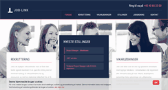 Desktop Screenshot of job-link.dk